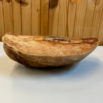 Half natural coconut bowl