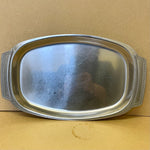 Stainless steel tray with decorative handles - item number 206 (preloved)