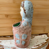 Vintage clay Baboushka planter (preloved)