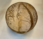 Small polished coconut shell bowl