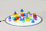 Translucent geometric shapes- pack of 36