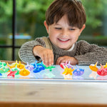Translucent colour spinners - set of 6