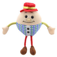 Humpty Dumpty finger puppet