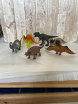 6 plastic dinosaurs- set 2 (preloved)