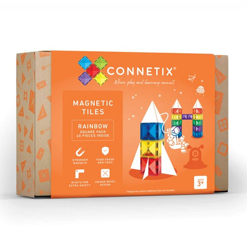 Connetix tiles - 40 piece square pack