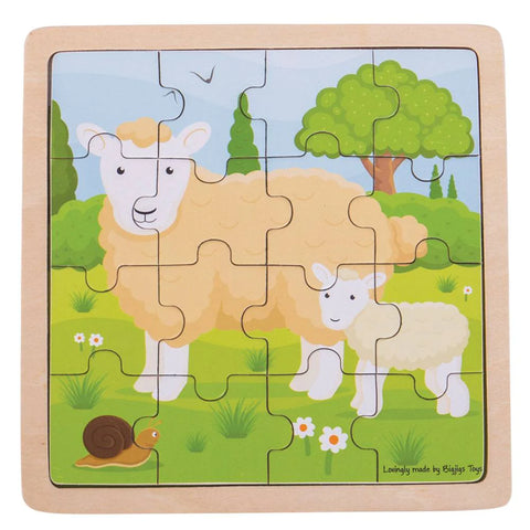 Sheep and lamb puzzle