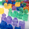 Translucent colour homes pack of 72