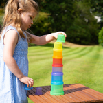 Translucent colour stacking cups