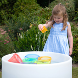 Translucent colour stacking cups