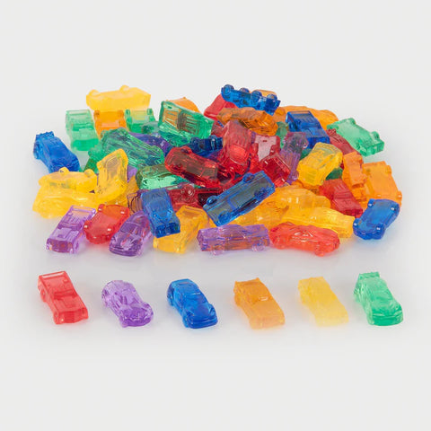 Translucent colour cars pack of 72