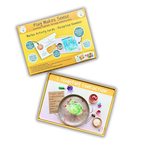 Maths activity cards - reception number