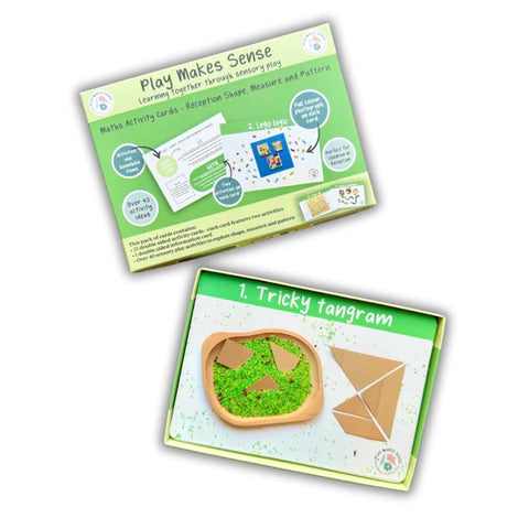 Maths activity cards - reception, shape measure and pattern