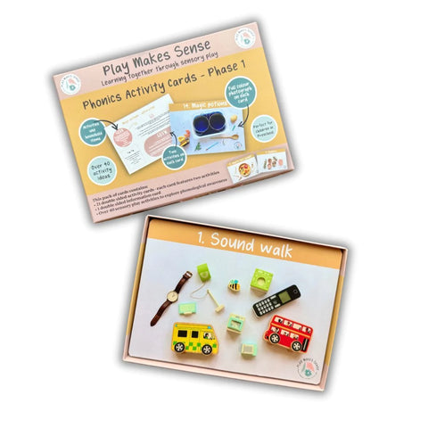 Phase 1 phonics activity cards - boost your child's pre-reading and writing skills