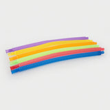Rainbow flexi-tubes pack of 6