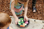 Vegetables - sensory play stones