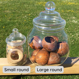 Plastic storage jars - 7 to choose from