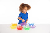 Translucent sorting bowls