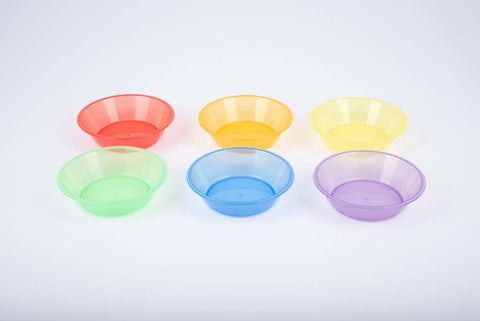 Translucent sorting bowls