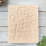 Gingerbread lady sensory board