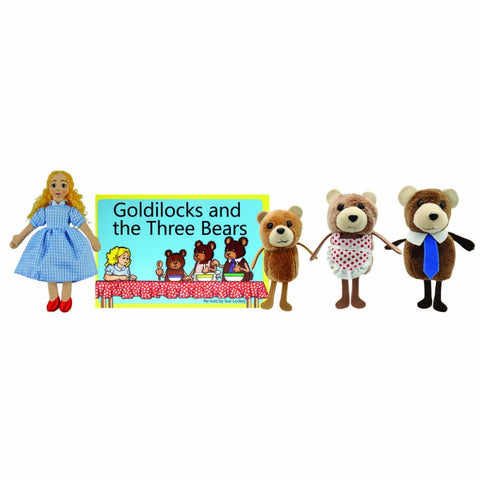 Goldilocks and the Three Bears finger puppet set