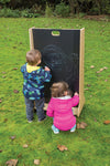 Outdoor easel blackboard/perspex
