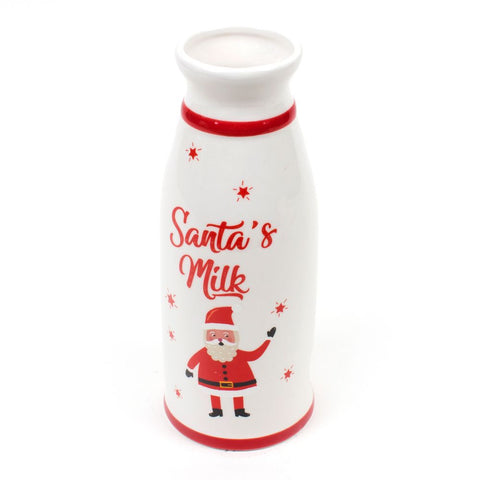 Earthenware Santa's milk jug