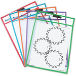 Write and wipe pockets - set of 5