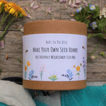 Make your own bee friendly seed bombs kit