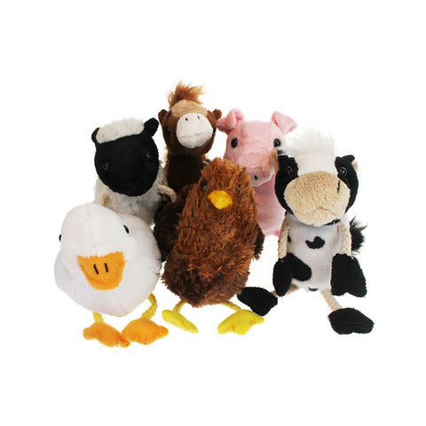 The Puppet Company farm finger puppets set