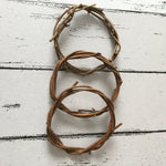 Willow rings - set of 3