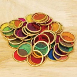 Metal counting chips - pack of 100