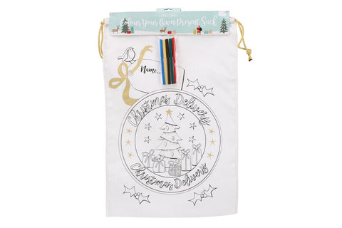 Colour in Christmas sack