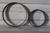 2 metal flan rings (preloved)