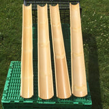 Bamboo water channels - 4 x 1 metre lengths