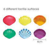 Translucent tactile shells - set of 18