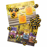 Honey bee number cards
