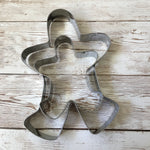 Pair of gingerbread man cookie cutters