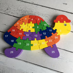 Tortoise wooden jigsaw (preloved)