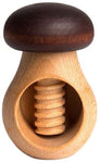 Wooden mushroom nutcracker