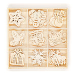 Christmas wooden shapes