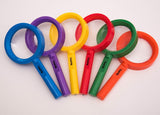 Rainbow magnifiers pack of 6