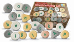 Alphabet pebbles - word-building set (50 pebbles)