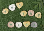 Alphabet pebbles - word-building set (50 pebbles)